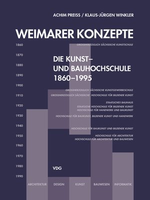 cover image of Weimarer Konzepte